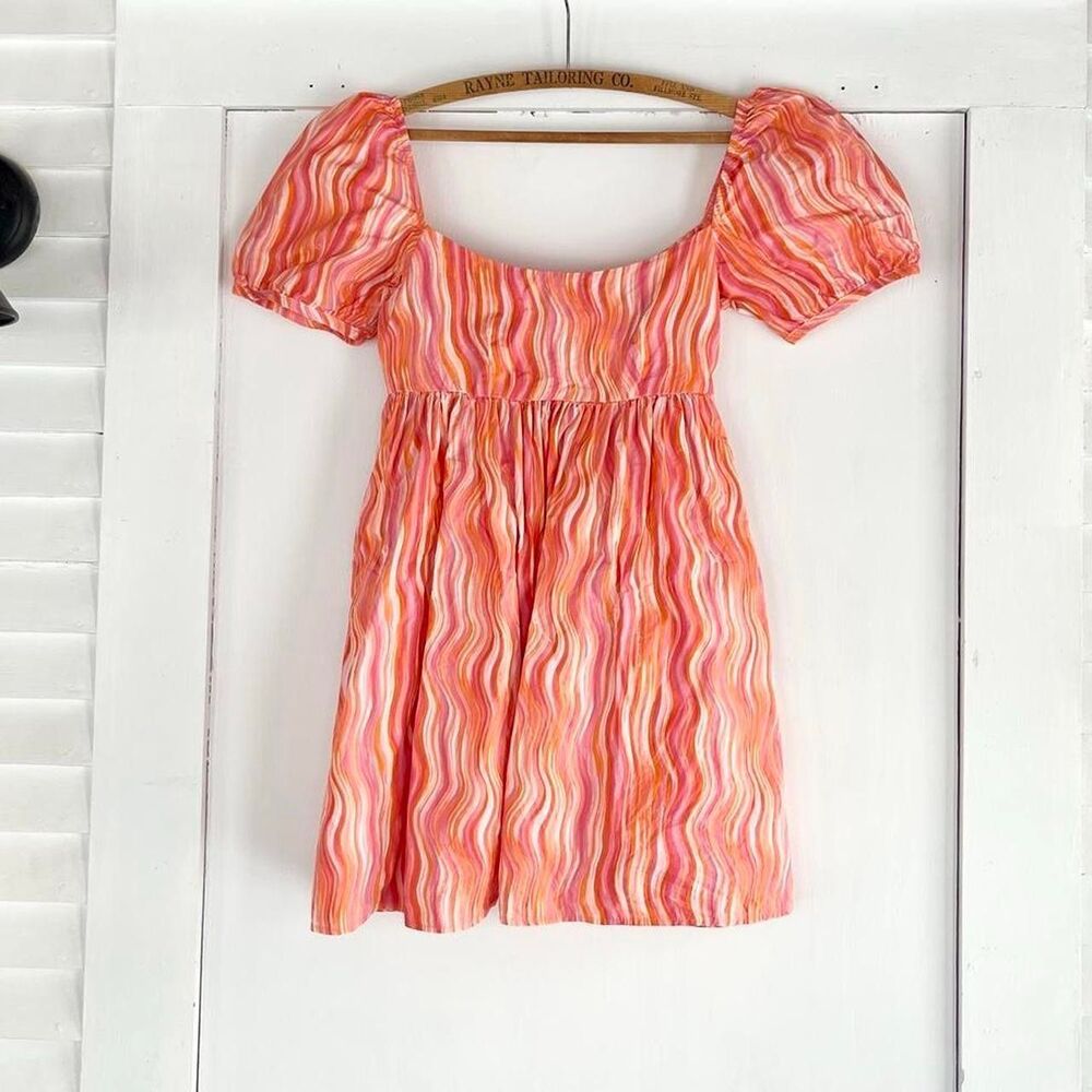 $295 Ciao Lucia Cotton Delfina Blossom Mini Dress XS 0 2 Women